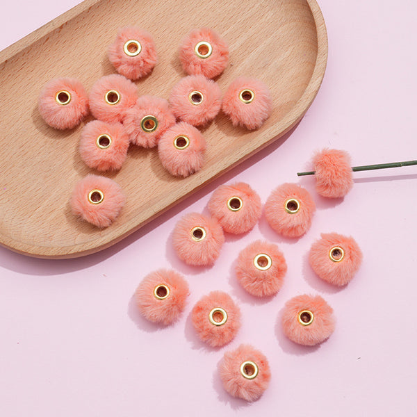 Fuzzy Spacer Beads 16mm