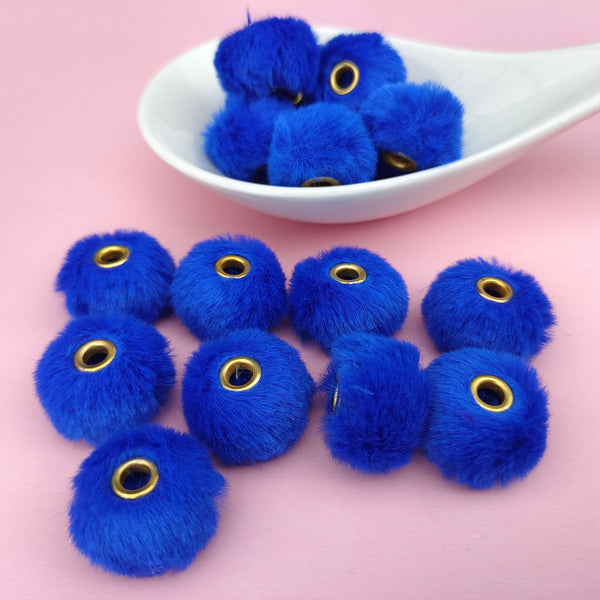 Fuzzy Spacer Beads 16mm