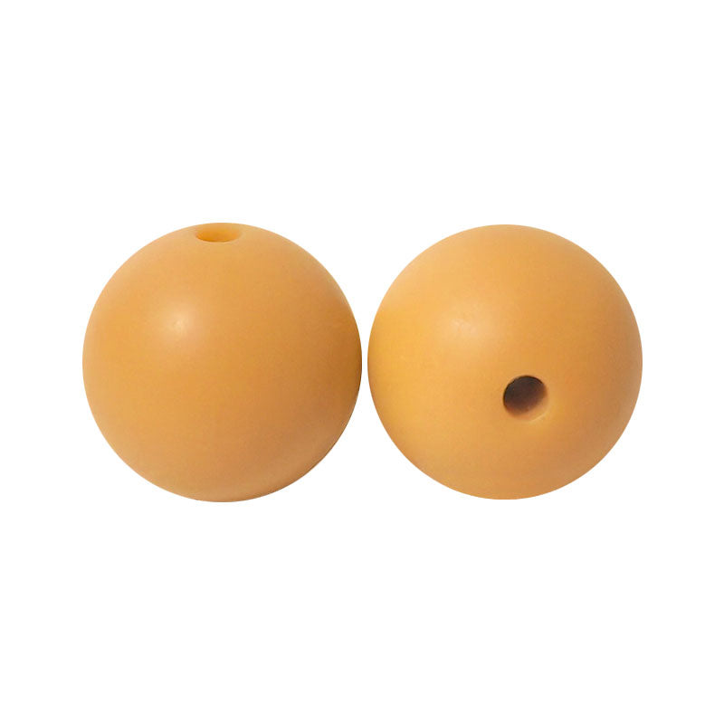 100 12mm Round Silicone Beads