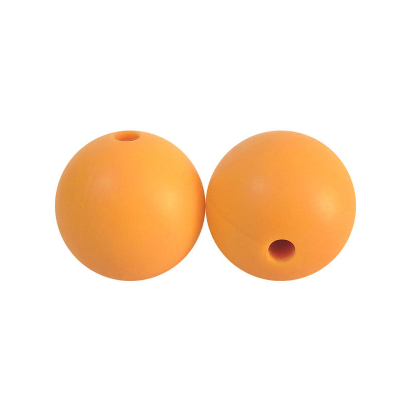 100 12mm Round Silicone Beads