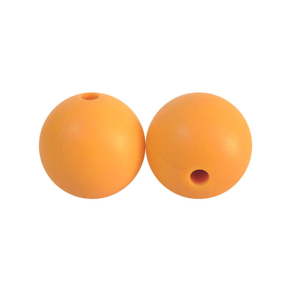 100 12mm Round Silicone Beads