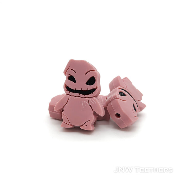 #5 Dusty Rose   Oogie Boogie Silicone Focal Beads