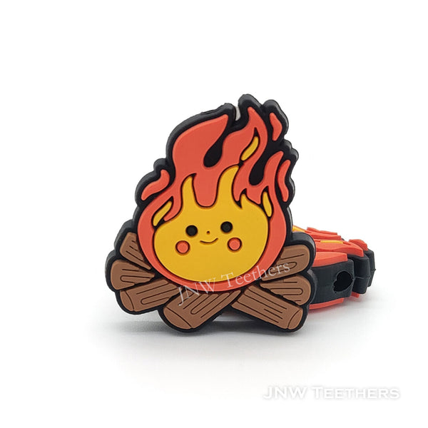 PVC campfire focal beads