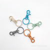 Painting Metal Key Ring Clasps