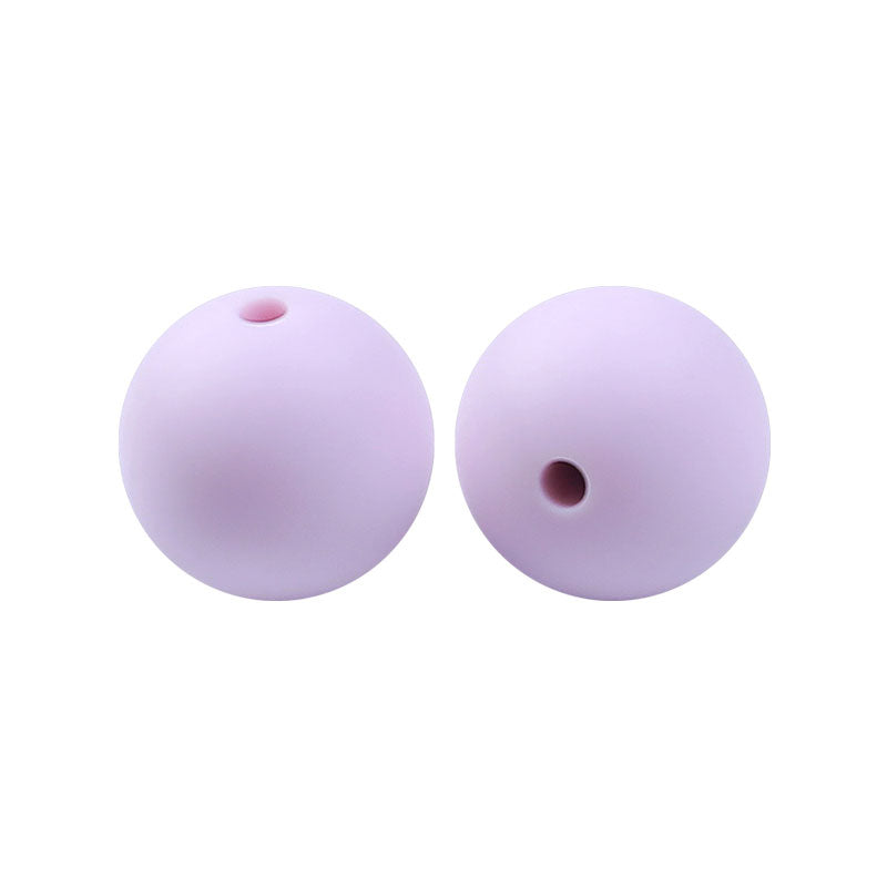100 12mm Round Silicone Beads