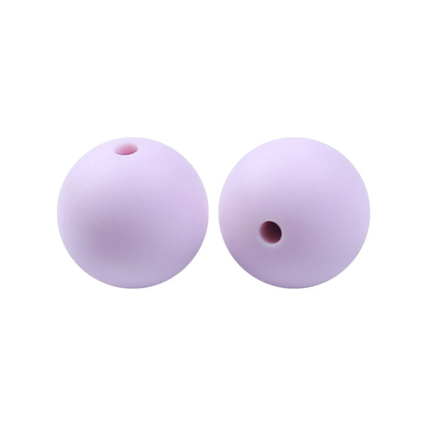 100 12mm Round Silicone Beads