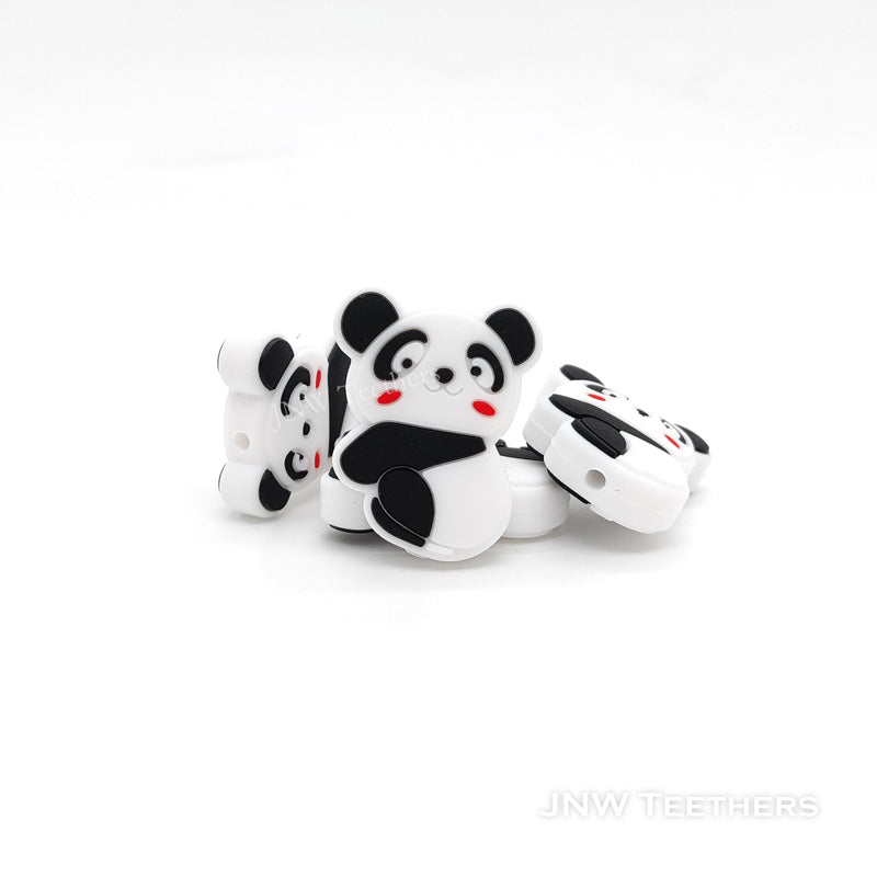 Panda Silicone Focal Beads