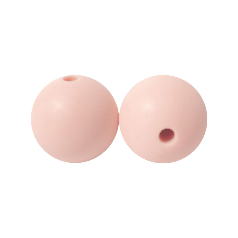 100 12mm Round Silicone Beads