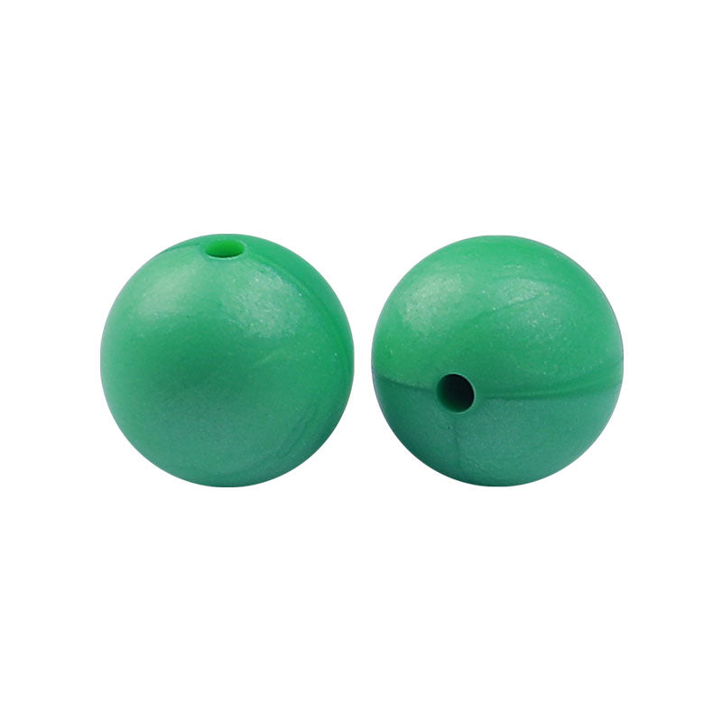 100 12mm Round Silicone Beads