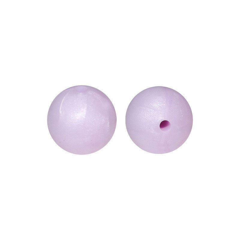 100 12mm Round Silicone Beads