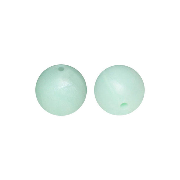 100 12mm Round Silicone Beads