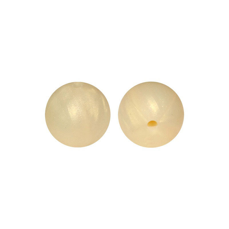 100 12mm Round Silicone Beads