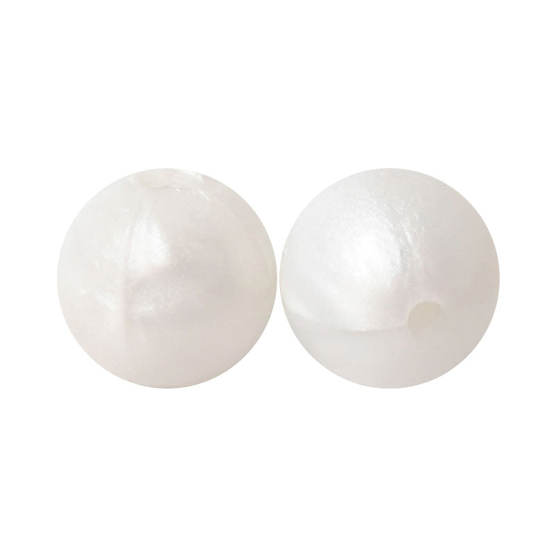 100 12mm Round Silicone Beads