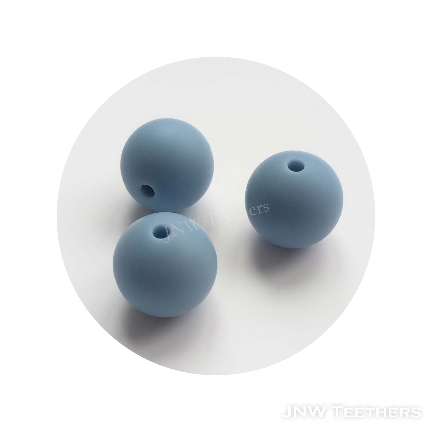 Perles en silicone - power blue 96