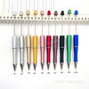 Plastic Beadable Pens DIY Bead Ballpoint Pens - Pattern A