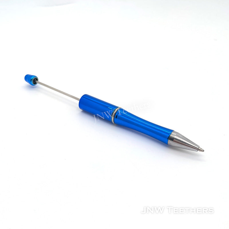 deep blue plating plastic beadable pens
