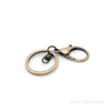 copper plated metal kering with losbter clasp