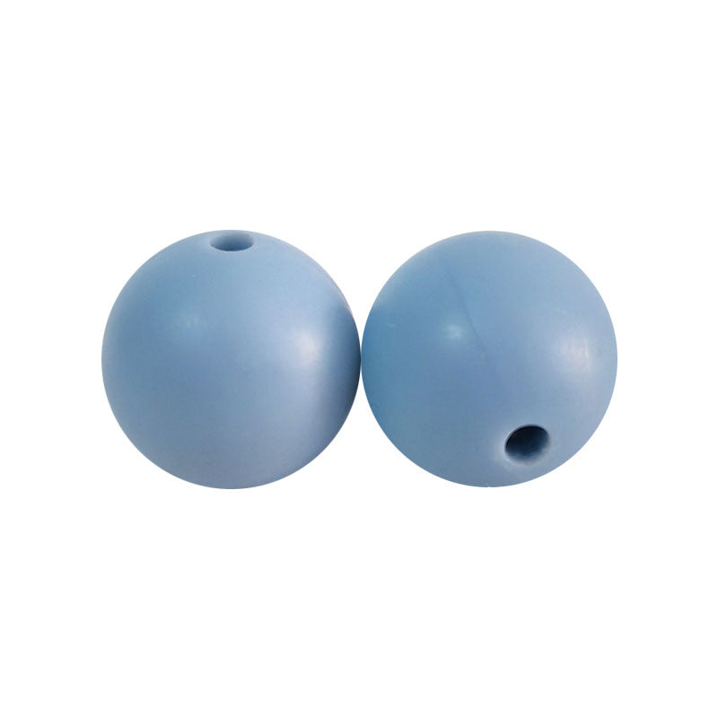 100 12mm Round Silicone Beads