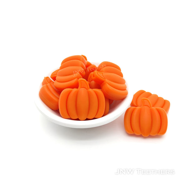 JNW Teethers pumpkin silicone beads
