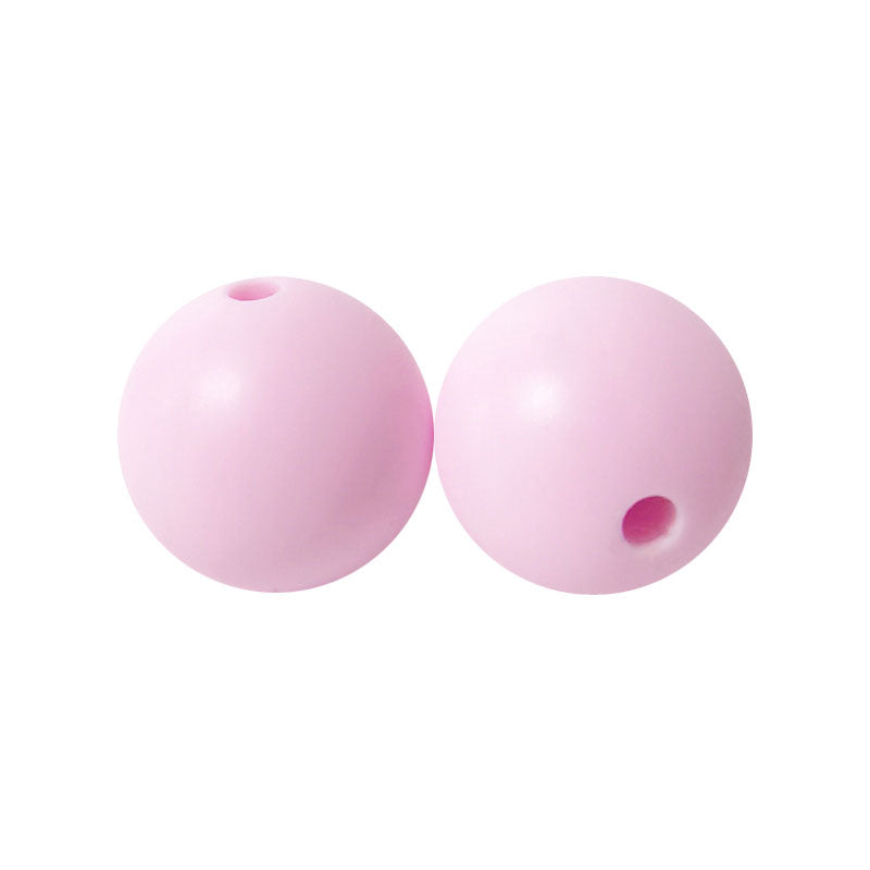 100 12mm Round Silicone Beads