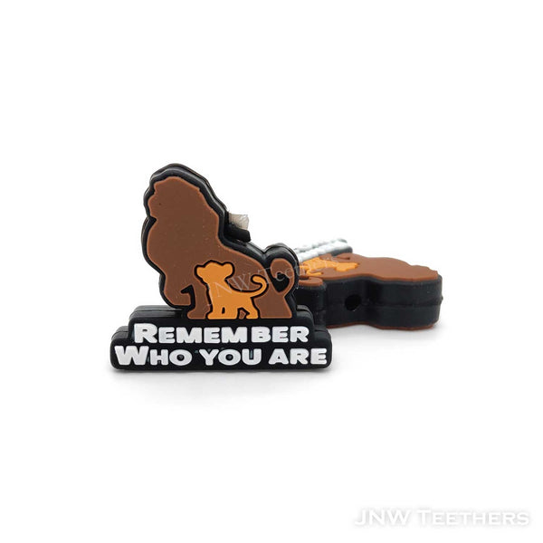 Remember Who You Are silicon focal beads