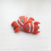 Rocket silicone focal beads orange