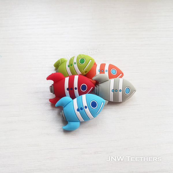 Rocket silicone focal beads