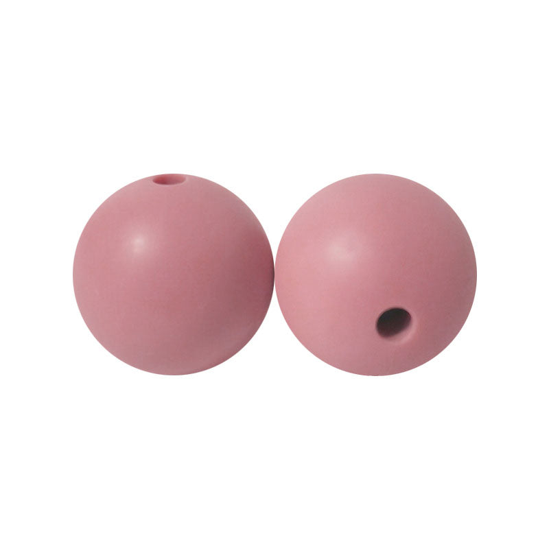 100 12mm Round Silicone Beads
