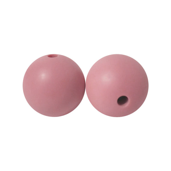 100 12mm Round Silicone Beads