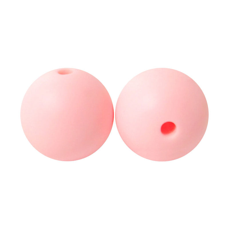 100 12mm Round Silicone Beads