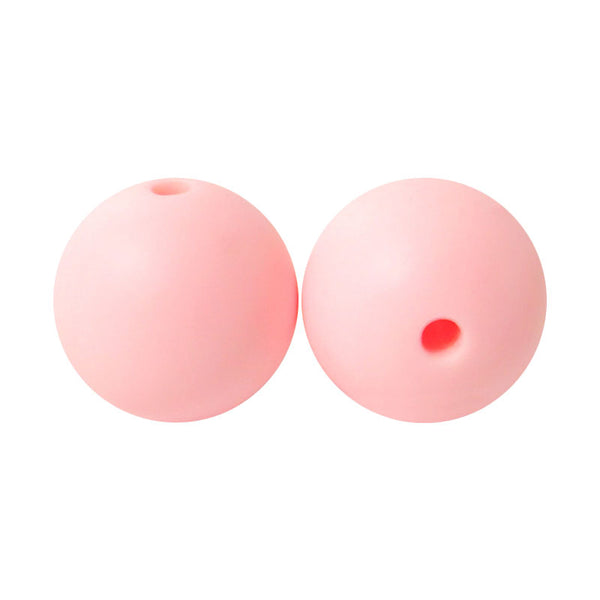 100 12mm Round Silicone Beads