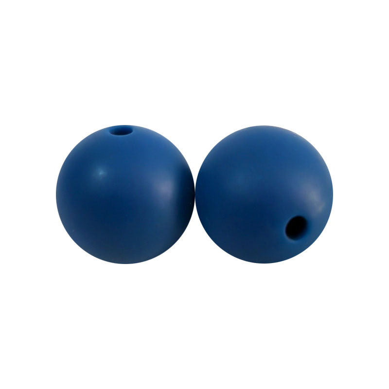 100 12mm Round Silicone Beads