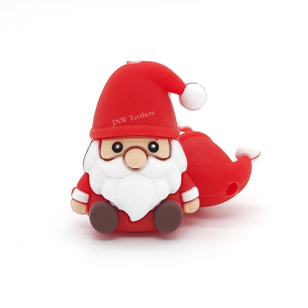3D Santa Silicone Focal Beads
