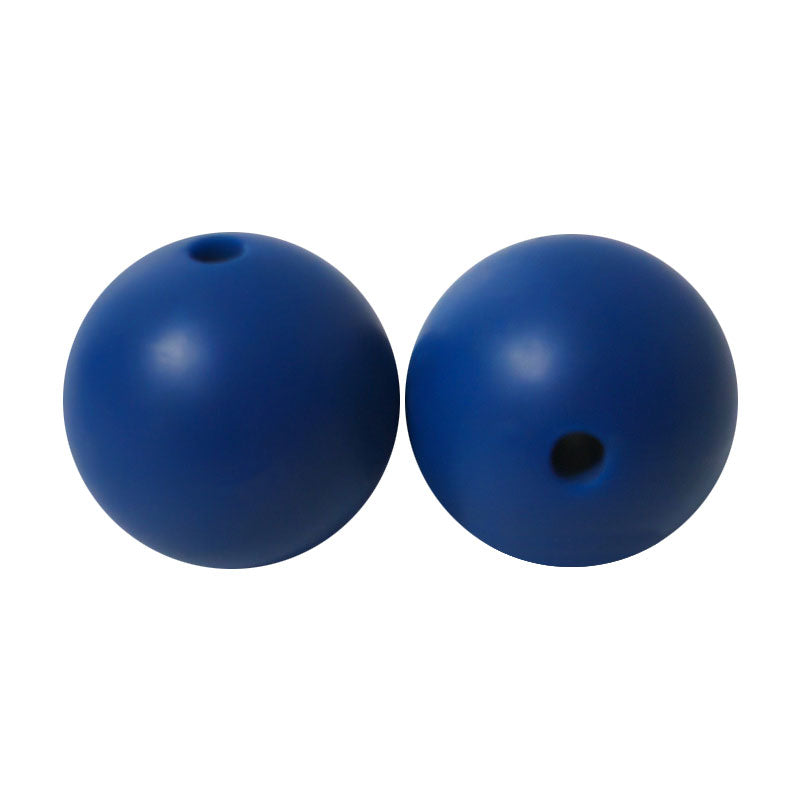 100 12mm Round Silicone Beads