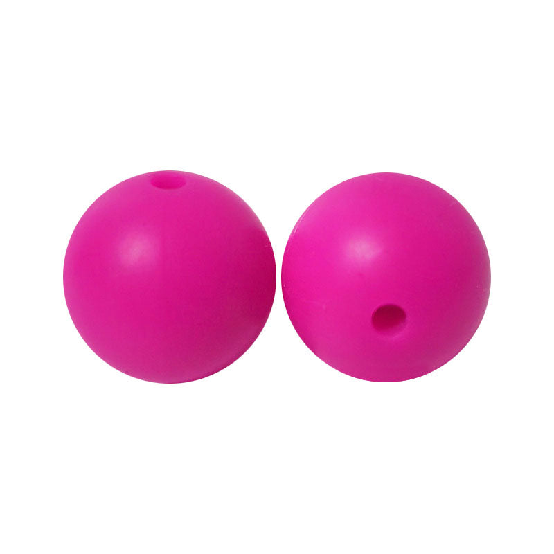 100 12mm Round Silicone Beads