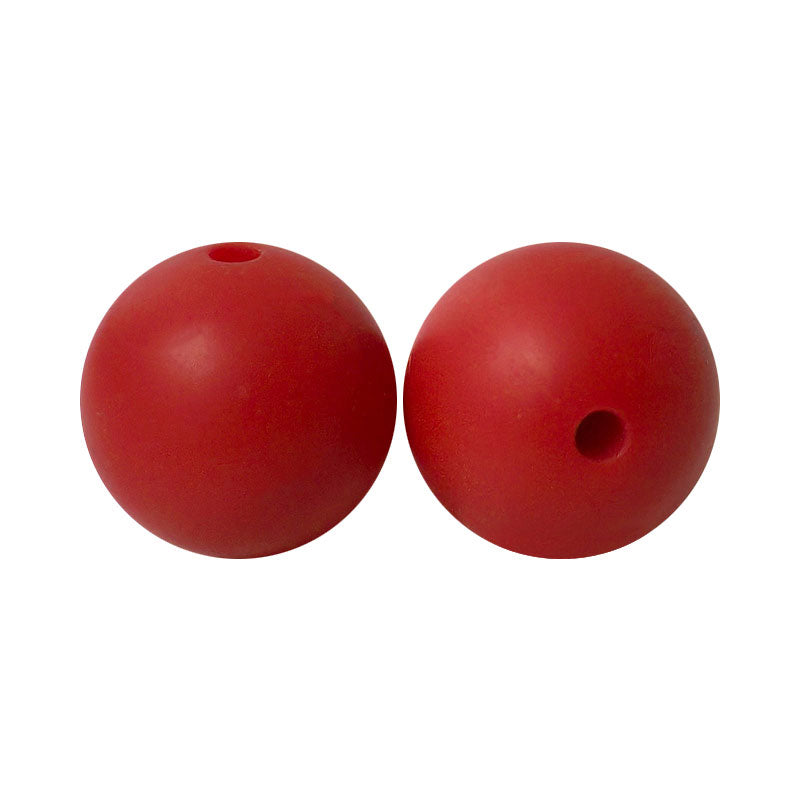 100 12mm Round Silicone Beads