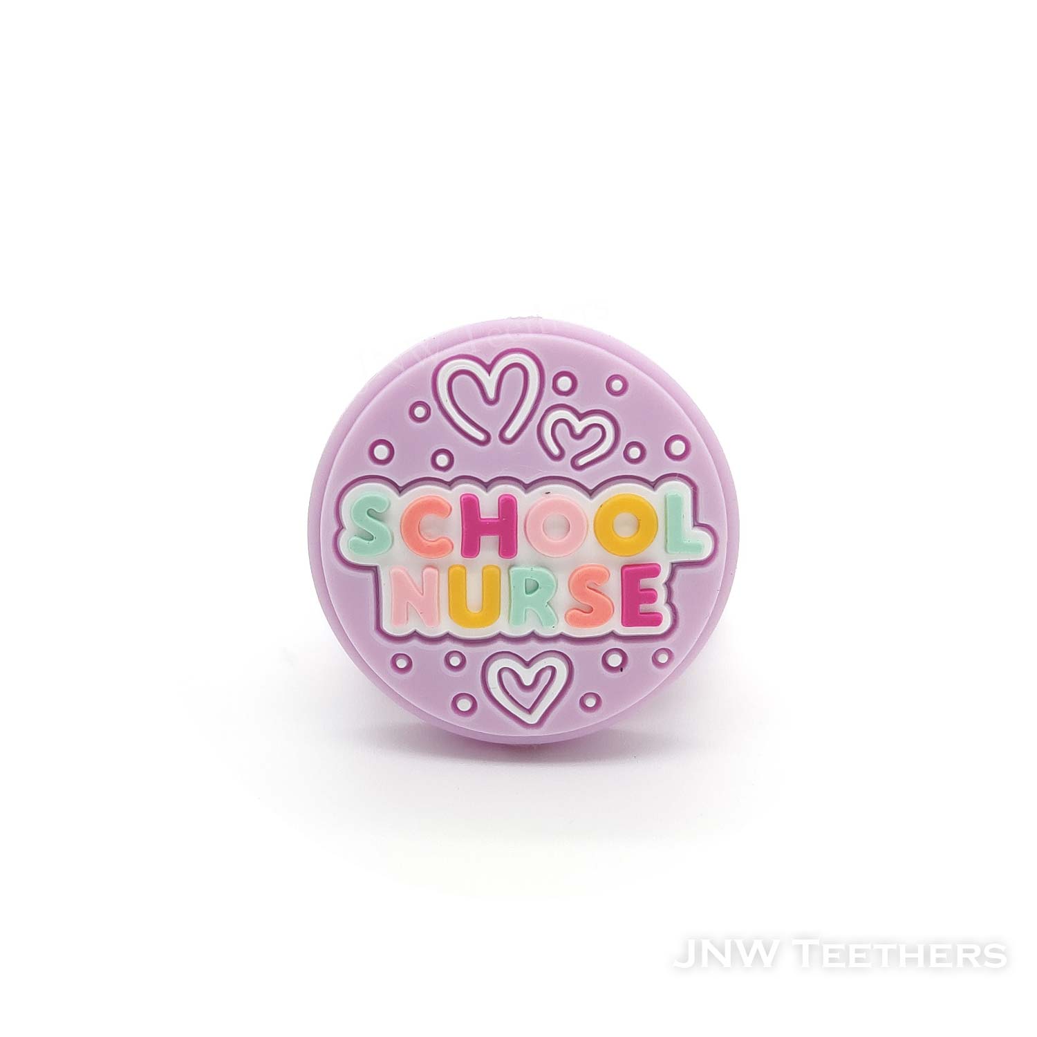 School nurse silicone focal beads