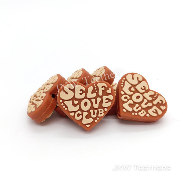 Heart Silicone Focal Beads