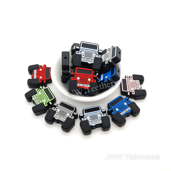 Off Road Vehicles Jeep Silicone Focal Beads