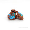 Blue Western Cowboy Boot Silicone Beads, Western Royal Boots Silicone Focal Beads