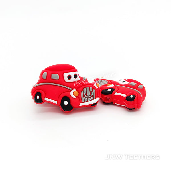 Red   Silicone Car Beads