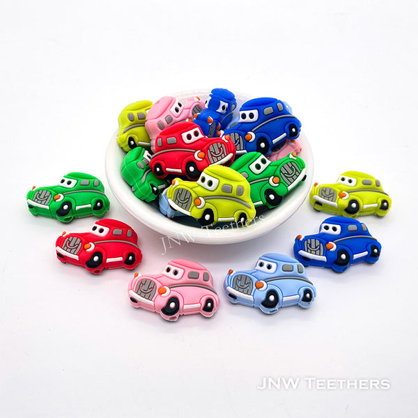 Vintage Car Silicone Focal Beads