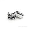 Cat mom silicone focal beads
