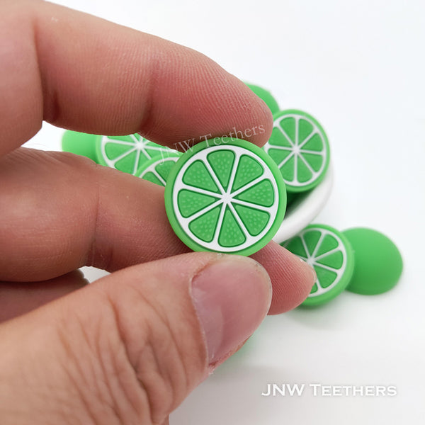 silicone Citrus focal beads