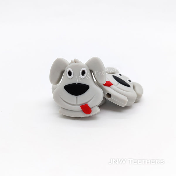 Gray Dog silicone focal beads