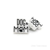 Black Dog mom silicone focal beads