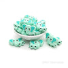 Mint  Elephant Silicone Focal Beads