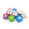 Bicolor Sunflower Silicone Focal Beads