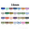 10pcs 14mm Silicone Hexagon Beads