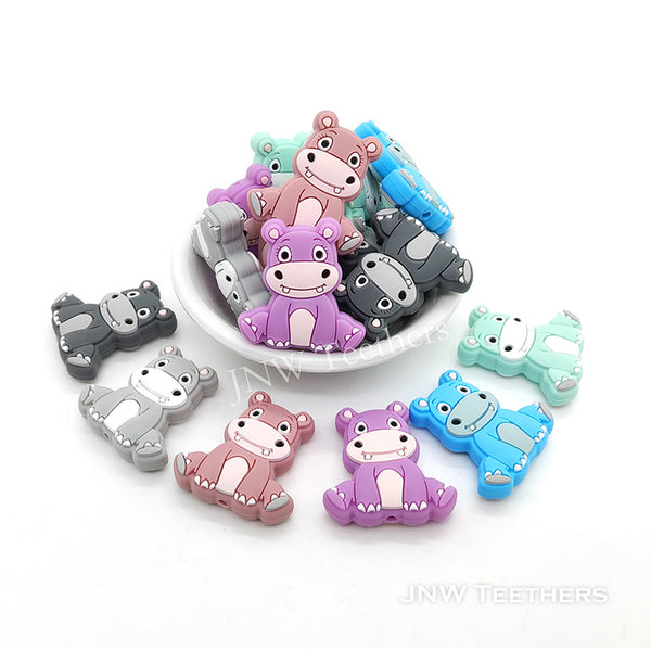Hippo Silicone Focal Beads